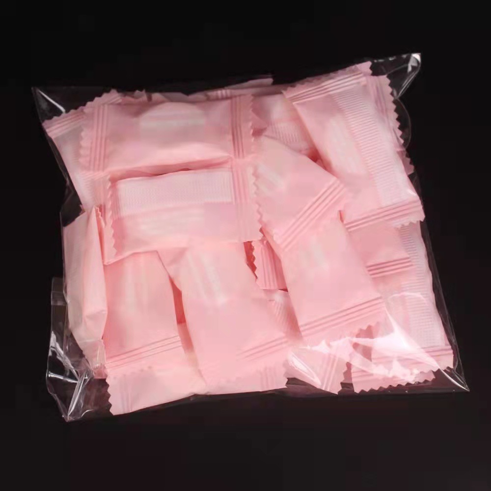 Compressed Towel Disposable Face Wash Towel Candy Towel Cleansing Small Square Towel Travel Disposable Face Wash Towel