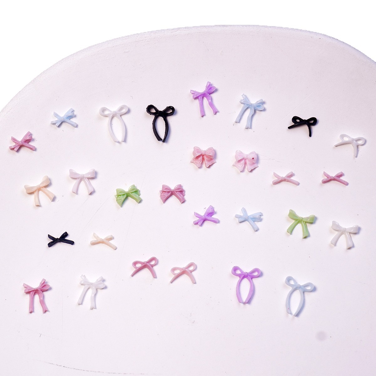 Versatile Mini Bow Nail Art Accessories Resin Small Accessories Stereo Wearable Nail Accessories DIY Floating Bow Tie