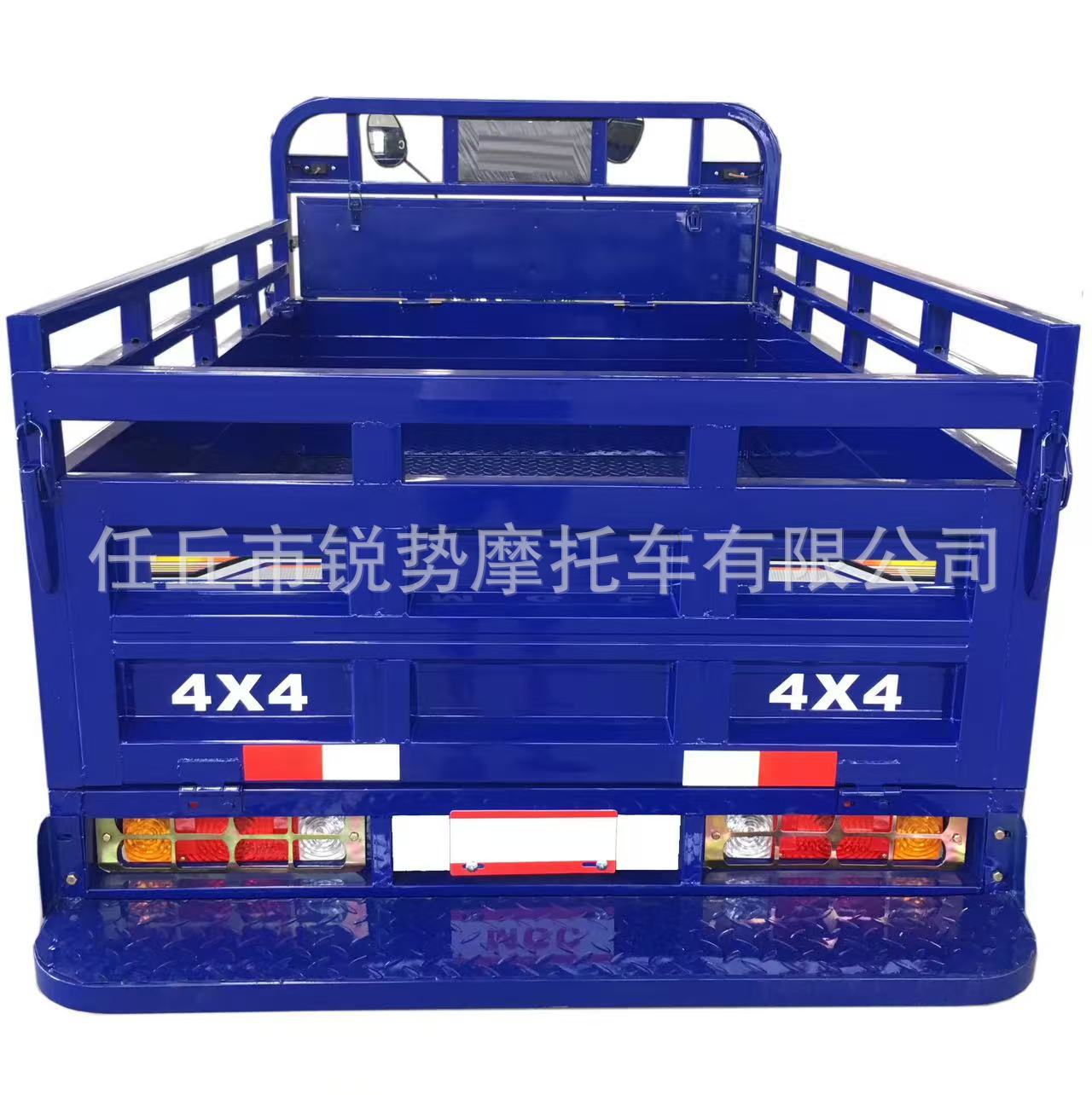 Africa's Best-Selling Three-Wheel Fuel Motorcycle Cargo Agricultural Dump Truck Gasoline Motorcycle Load King Cross-Border