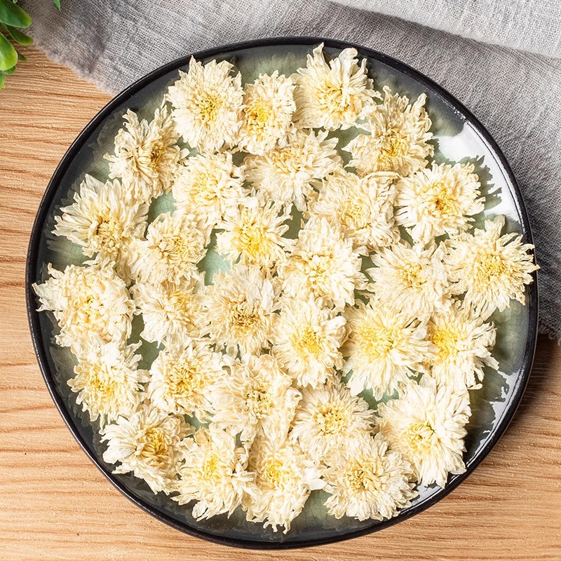 White Chrysanthemum Tea 500g Huangshan Chrysanthemum Loose Chrysanthemum Tea Sold Separately White Chrysanthemum Tea Fetal Chrysanthemum Tea Combination Chrysanthemum Tea