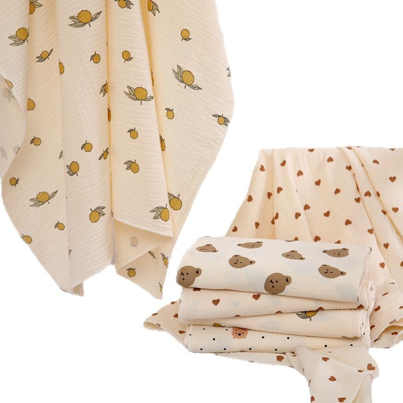 Newborn Bag Pure Cotton Double-Layer Gauze Baby Blanket Newborn Baby's Birth Room Swaddle Summer Sunshade Bag