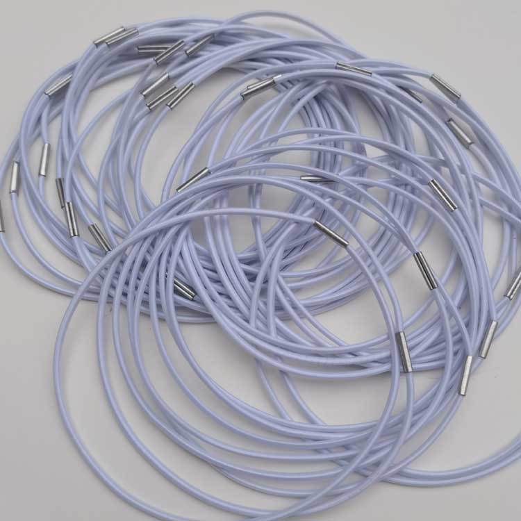 2MM imported white 30CM rubber band headband, rope headband environmental protection headband manufacturer headband manufacturer children's hair band