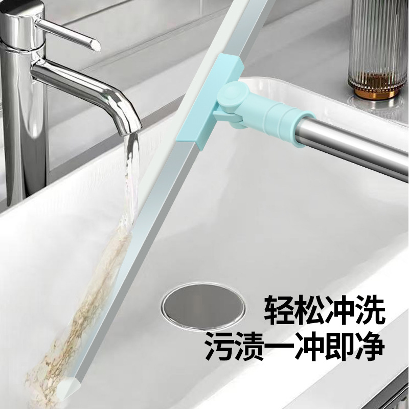 Household Wiper Magic Broom Wiper Board Silicone Strip Retractable Wiper Board for Balcony Bathroom