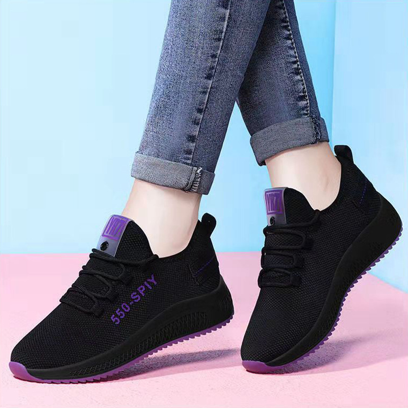 Carefully Selected Trendy Shoes for Women in Spring and Summer Running Breathable White Walking Casual Sports Shoes for Women Versatile 2024 New Style