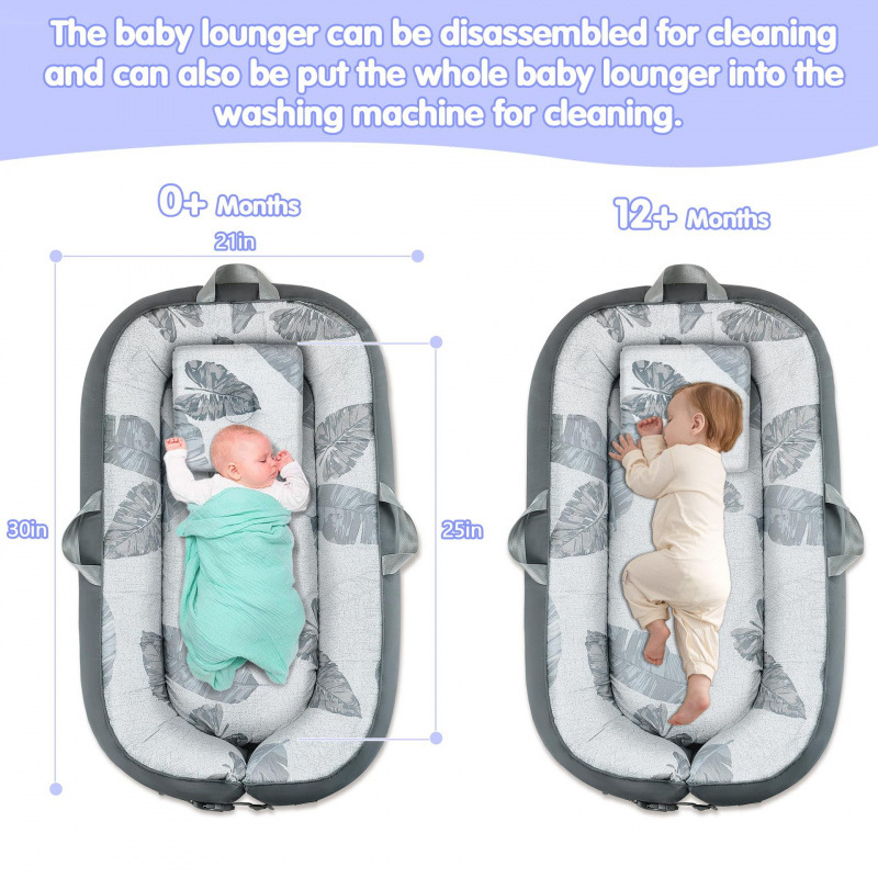 Amazon Bed-In-Bed Bionic Bed Anti-Jump Removable Crib Baby Bed Touchable Toy Removable Bed
