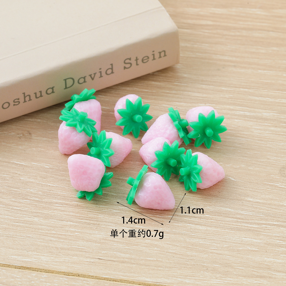 Simulated Strawberry Half Strawberry Miniature Food Toy Mini Simulated Fruit DIY Handmade Material Accessories Hanging Ornaments