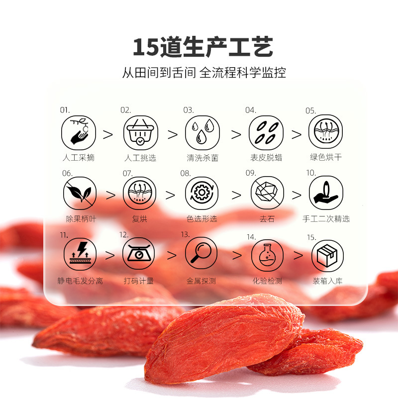 Zaokang Premium Grade a Goji Berries Good Morning Ningxia Dried Goji Berries Wholesale Bulk Red Goji Berries
