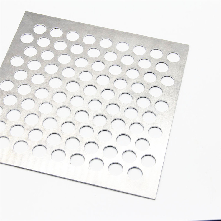 Processing of 316L Stainless Steel High Temperature Resistant Industrial Perforated Plate Broken Edge into Roll High Temperature Resistant Round Perforated Plate Factory