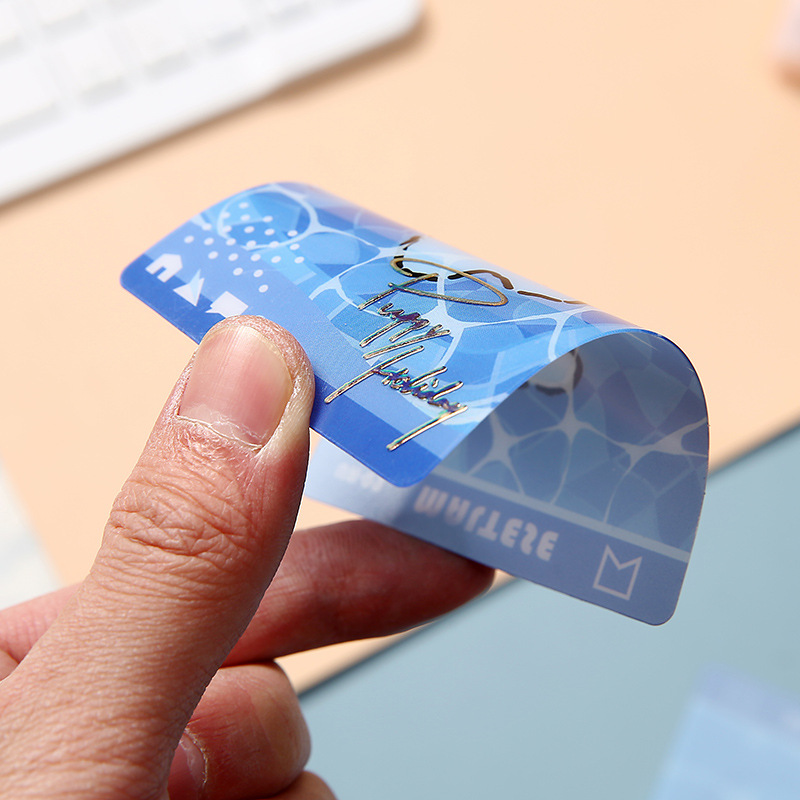 Factory straight hair cartoon cartoon line puppy small card pvc cartoon small card custom acrylic card DIY wholesale