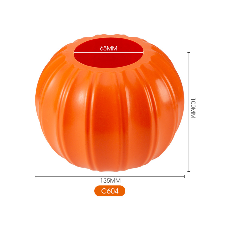 Housewarming Home Decoration Creative Plastic Flower Pot Pumpkin Shape Simulation Vase Festive Decoration Festive Hydroponics