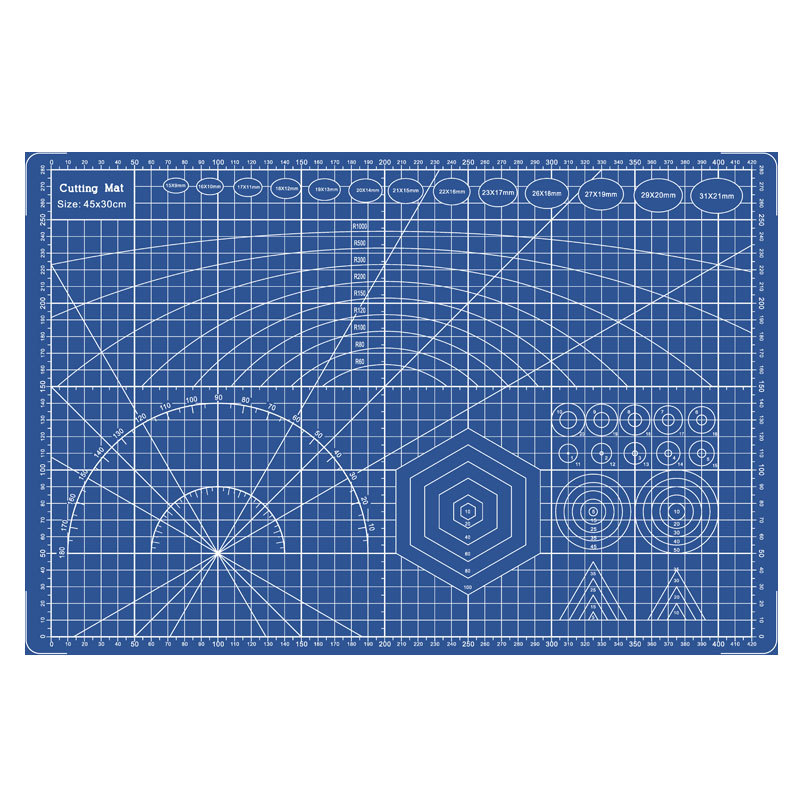 A3 Double-Sided Large Cutting Mat Pvc Soft Cushion Self-Healing Cutting Board Art Stereotype Stereotype Soft Cutting Pad