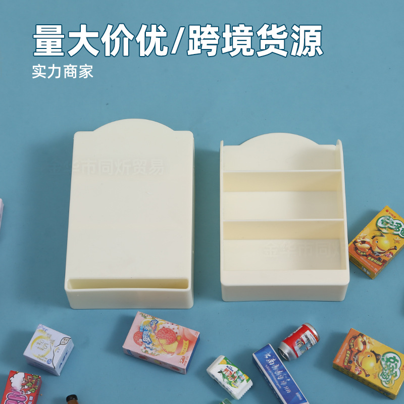 Simulation Mini Supermarket Small Shelf Miniature Food Play Doll House Ornaments Beverage Snacks Simulation Play House Small Shelf