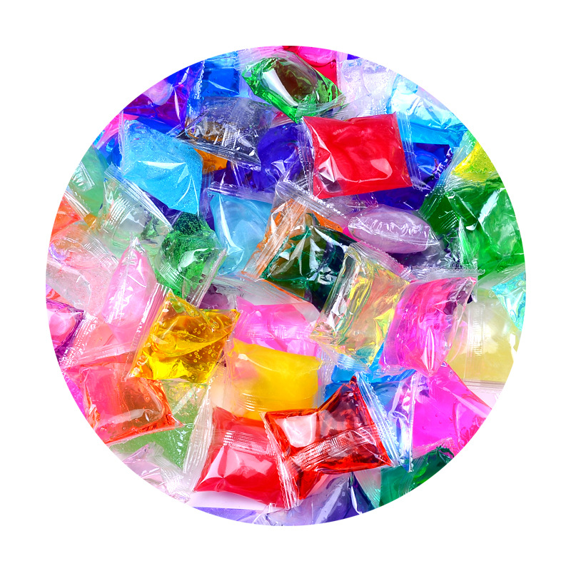 Crystal mud bulk wholesale slime foaming glue high color value net red hug milk slime bubble glue diy fake water