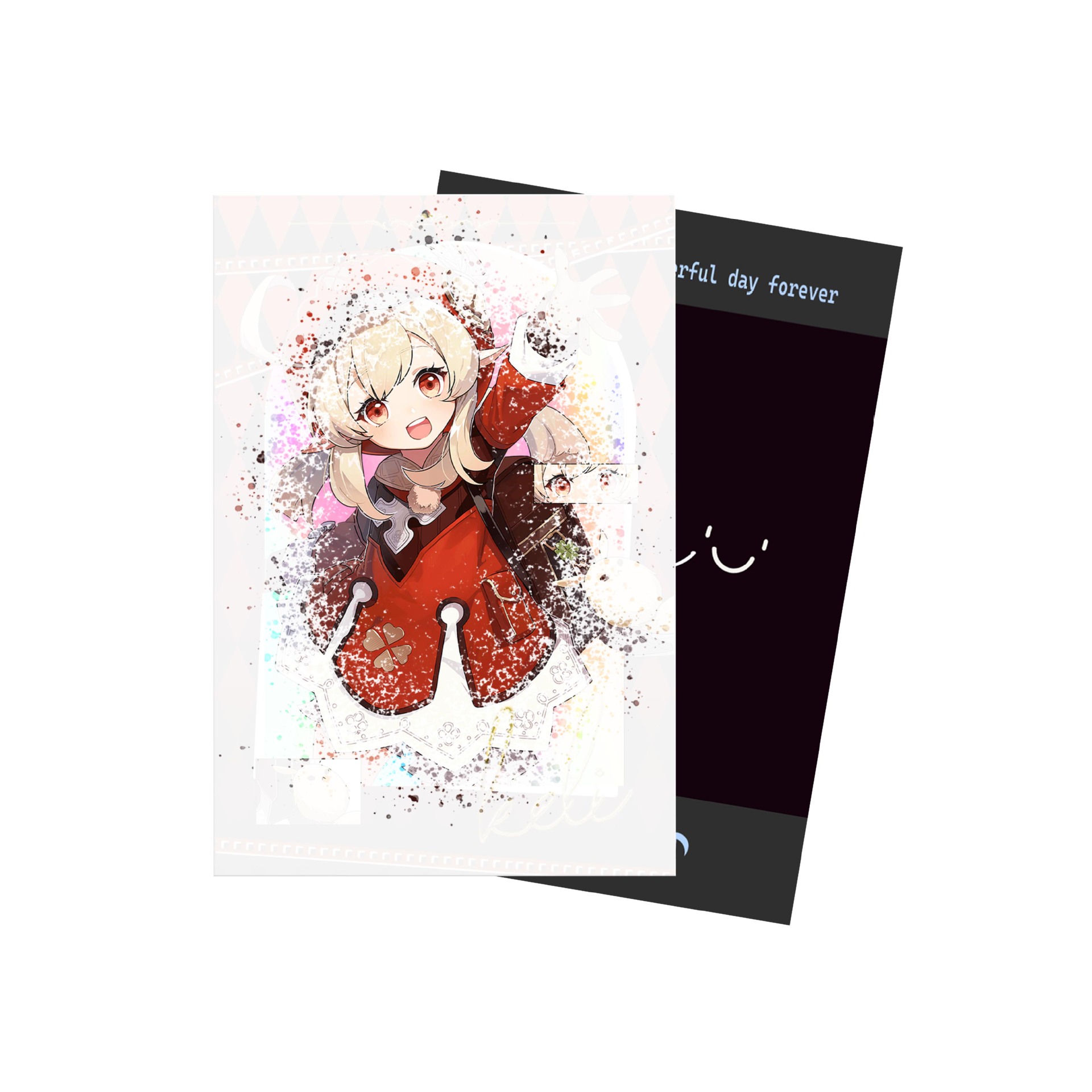 Customizable Water-Sensitive Cards, Postcards, Celebrity Anime Peripherals, Two-Dimensional Polaroid Cards, Cards That Appear When Exposed to Water