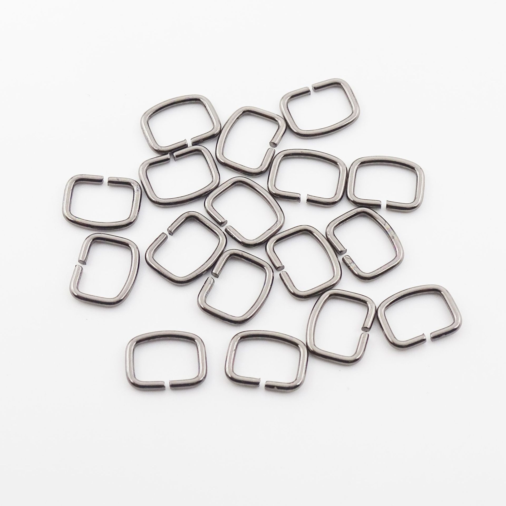 in stock Metal D Buckle Mobile Phone Lanyard Opening D-shaped Buckle Hardware Accessories DIY Keychain D-shaped Ring Buckle Luggage Accessories