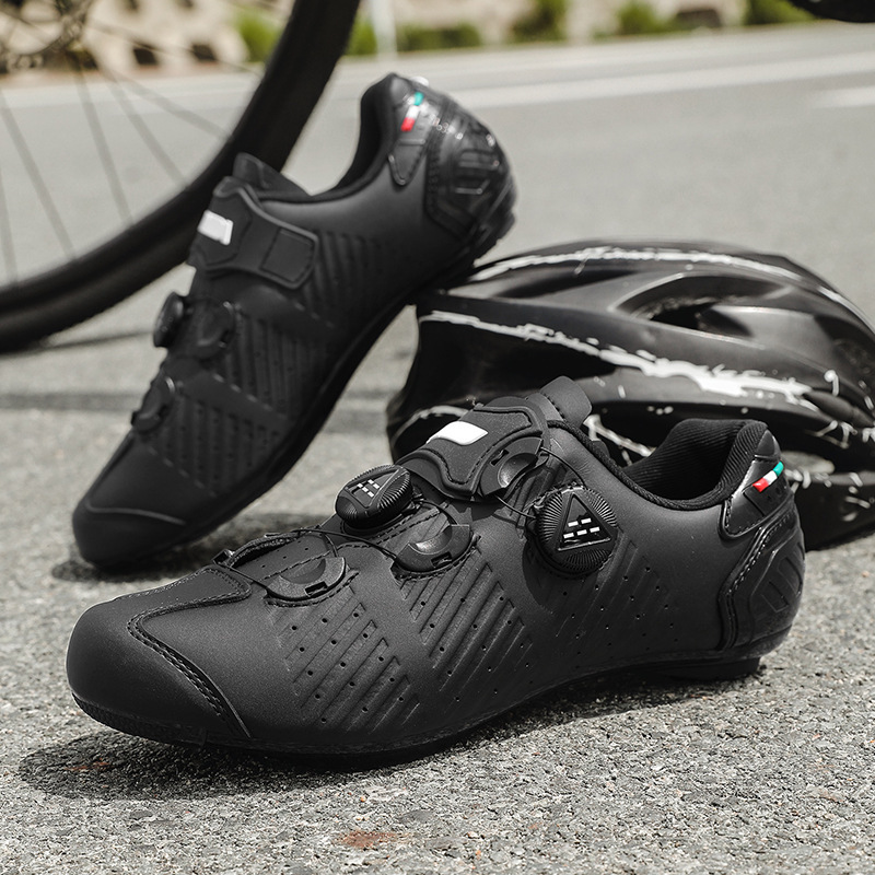 Cycling Shoes, Road Bike Lock Shoes, Bicycle Lock-Free Summer Hard-Soled Mountain Bike Breathable and Wear-Resistant Professional Lock Shoes