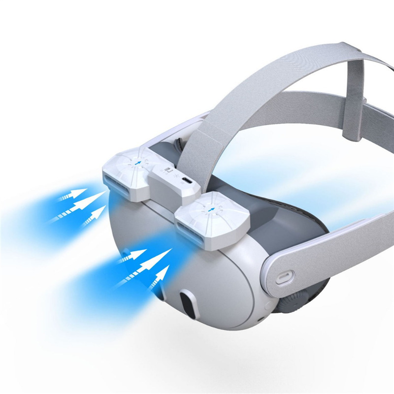 Meta Quest 3 new head radiator X3 dual-fan dual-mode pulsator adjustment decompression