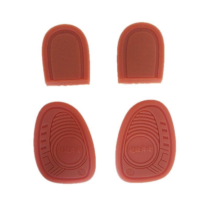 Dance Shoe Sole Manufacturer Supplies Forefoot and Rearfoot Drip Molding Process New Fashion Pvc Sole Tip Round Toe