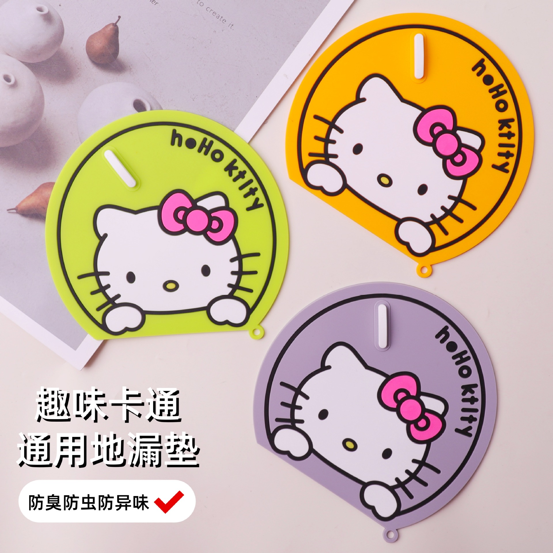 Мультяшная дезодорирующая крышка для дренажа, защищающая от запаха и насекомых, для кухни, ванной и туалета, оптовая продажа