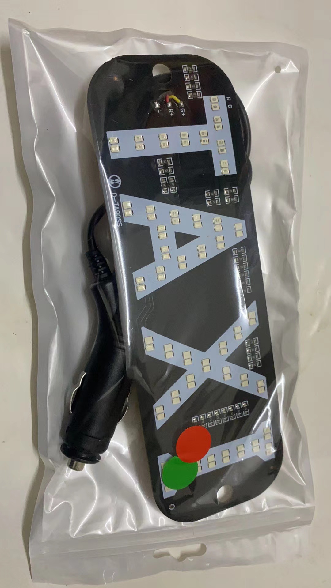 Двухцветный свет для такси, рекламный свет для пустых автомобилей, логотип свет