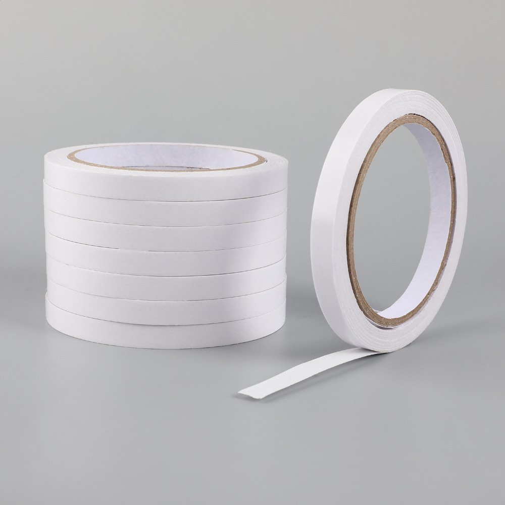 Non-marking double-sided adhesive high viscosity strong translucent hot melt adhesive white office high viscosity hot melt double-sided adhesive tape