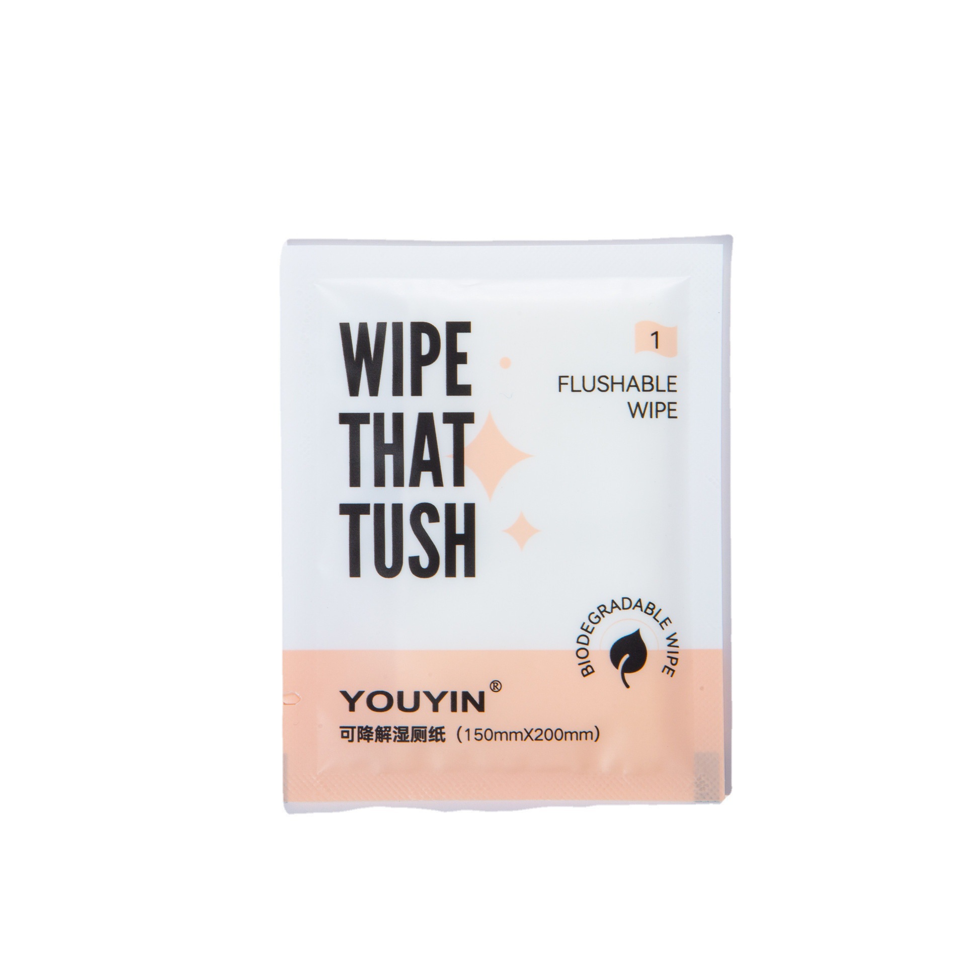 Portable Single Piece Wet Toilet Paper Separate Packaging Unisex Degradable Wet Toilet Paper Butt Wipe Bacteriostatic Wet Toilet Paper