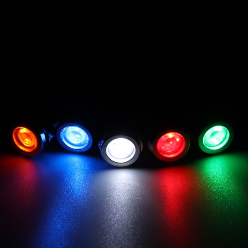 6Mm8Mm10M12Mm Metal Indicator Led Power Signal Light Waterproof Display Light Two-Color 12V24V220V