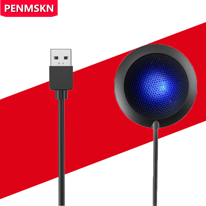 USB настольный компьютер 3м захват звука настольное радио видео голосовой всенаправленный микрофон для сетевых трансляций