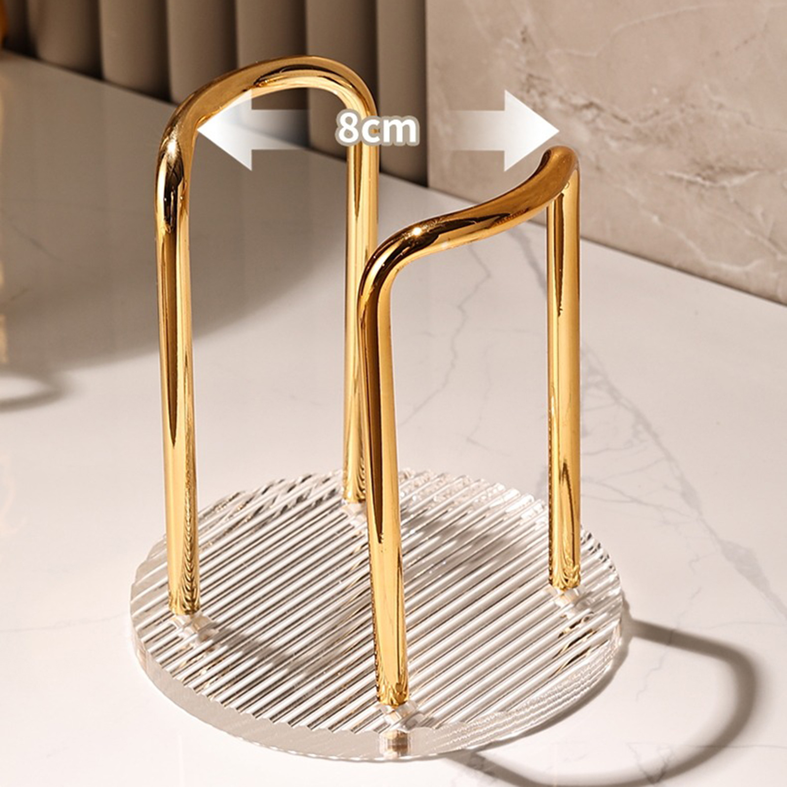 Light Luxury Paper Cup Holder Cup Picker Disposable Cup Holder Household Acrylic Desktop Tea Cup Water Cup Storage Rack