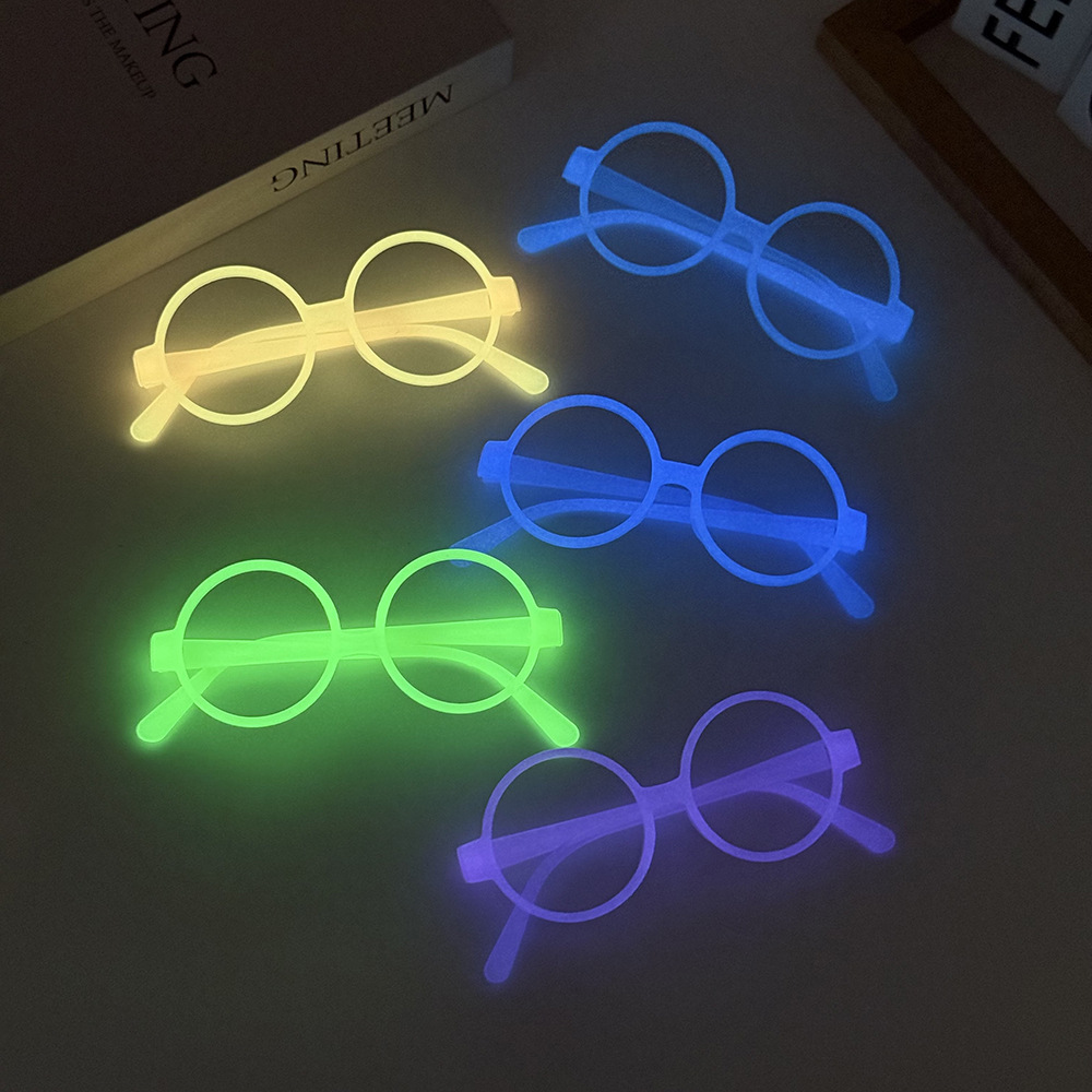 Очки для детей флуоресцентные модные без линз для тематических вечеринок атмосферные орбитальные аксессуары