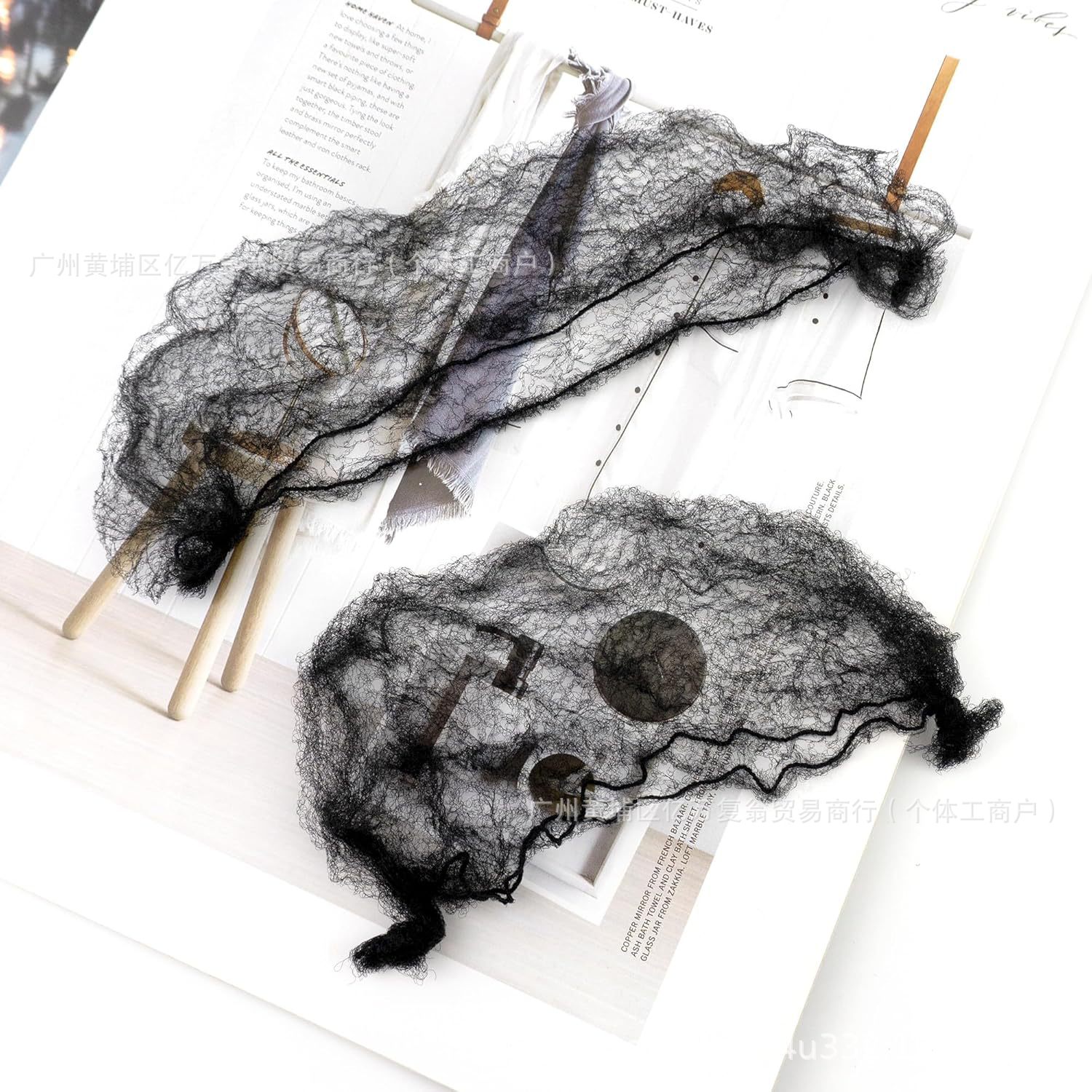 Professional Hair Styling Supplies for Photo Studios and Films, High-Elasticity Ultra-Fine Invisible Hair Nets for Stewardesses, Fine Nets for Cross-Border Export and Import