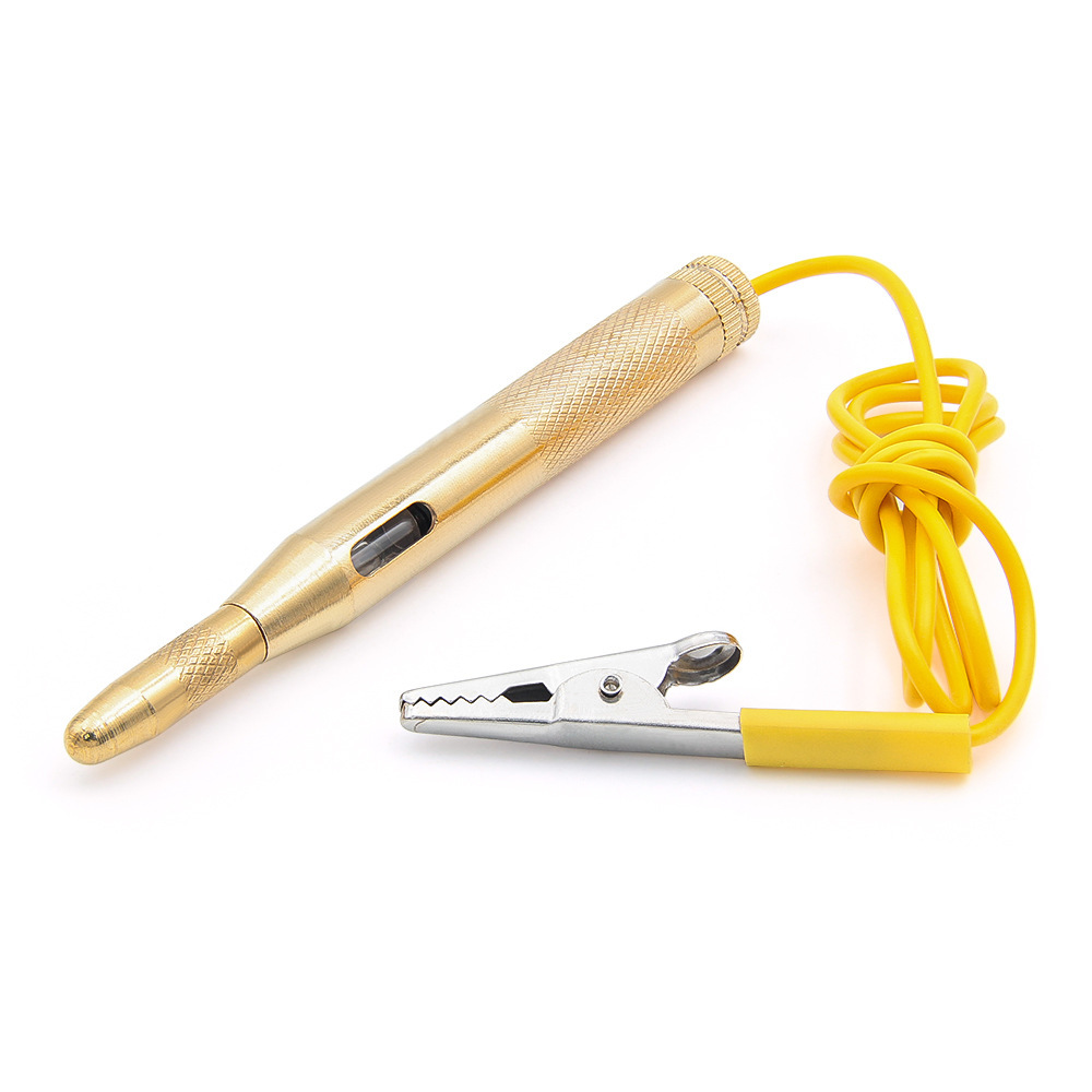 6-24V Copper Electric Pen Car Test Lamp Car Battery Circuit Electric Pen Test Pen Electric Pen Car Electric Pen