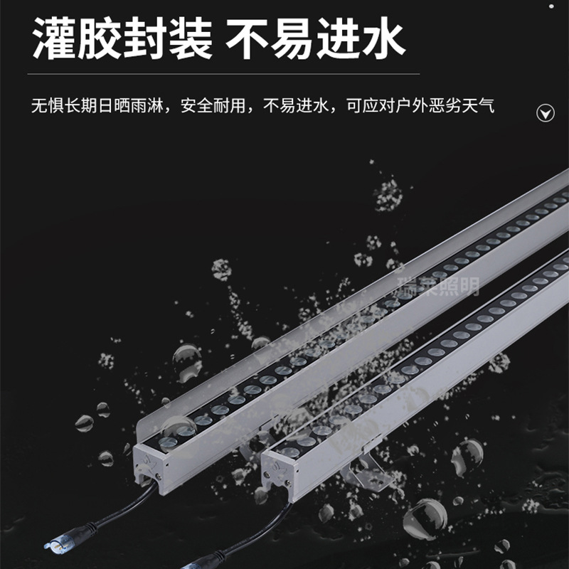 Manufacturer Led Wall Washer Waterproof Landscape Exterior Wall Spotlight Hotel Bridge Outline Light Outdoor Engineering Wall Washer