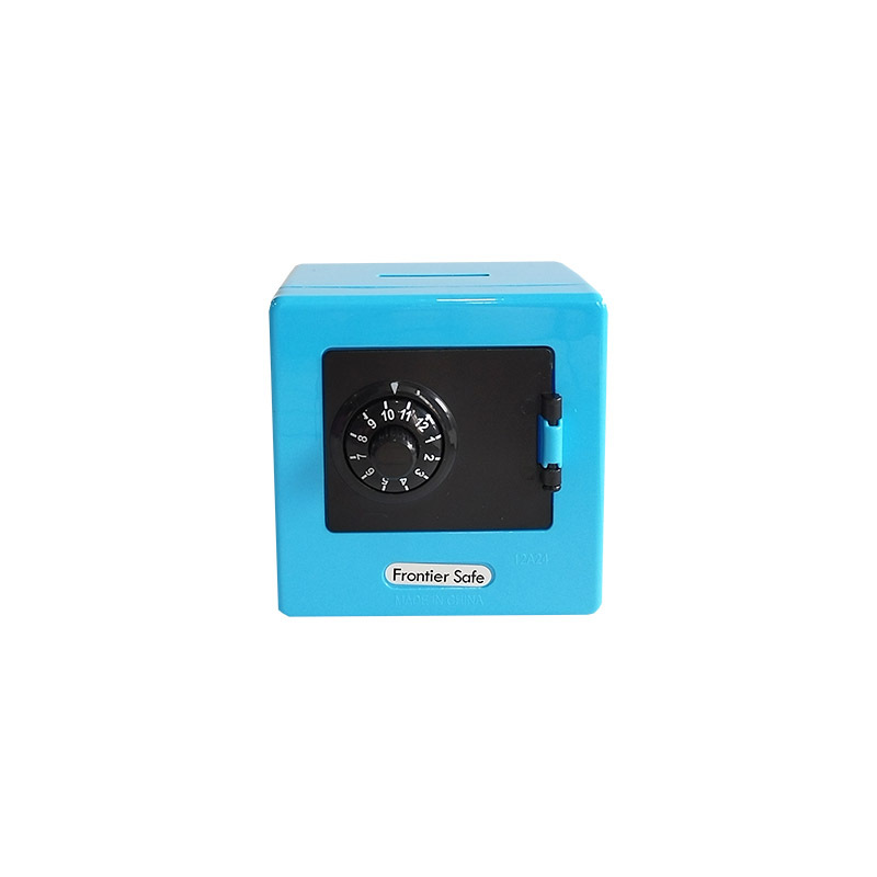 Children's mini password small safe model piggy bank cartoon cute kindergarten logo piggy bank cross-border