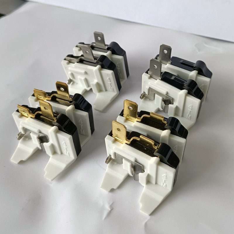Refrigerator thermal overload protector 4TM butterfly refrigeration compressor flat protection PTC starter relay manufacturers wholesale