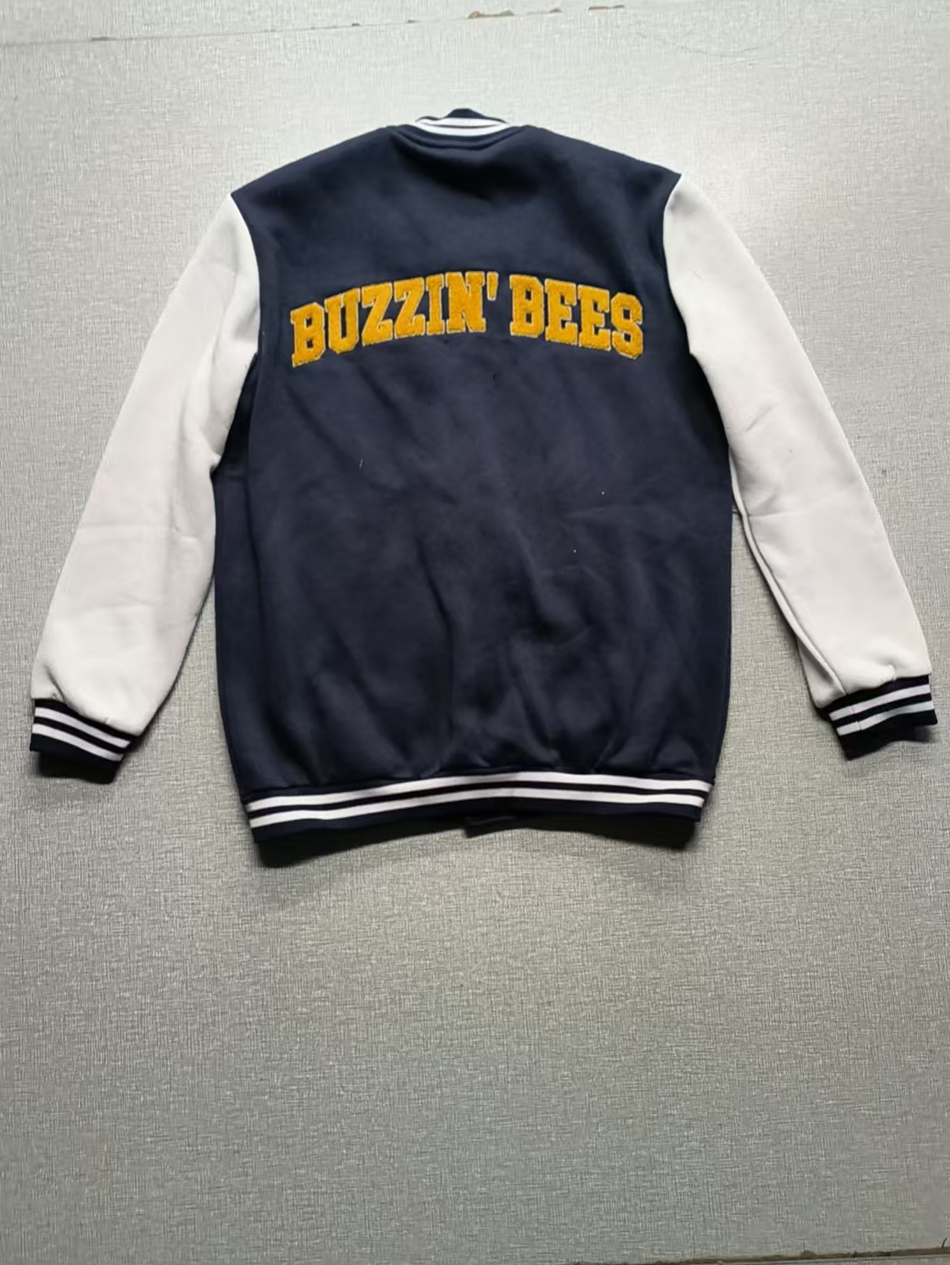 Men's Baseball Uniform Sweatshirt Fabric Fleece Thickeneded Warm + Towel Embroider