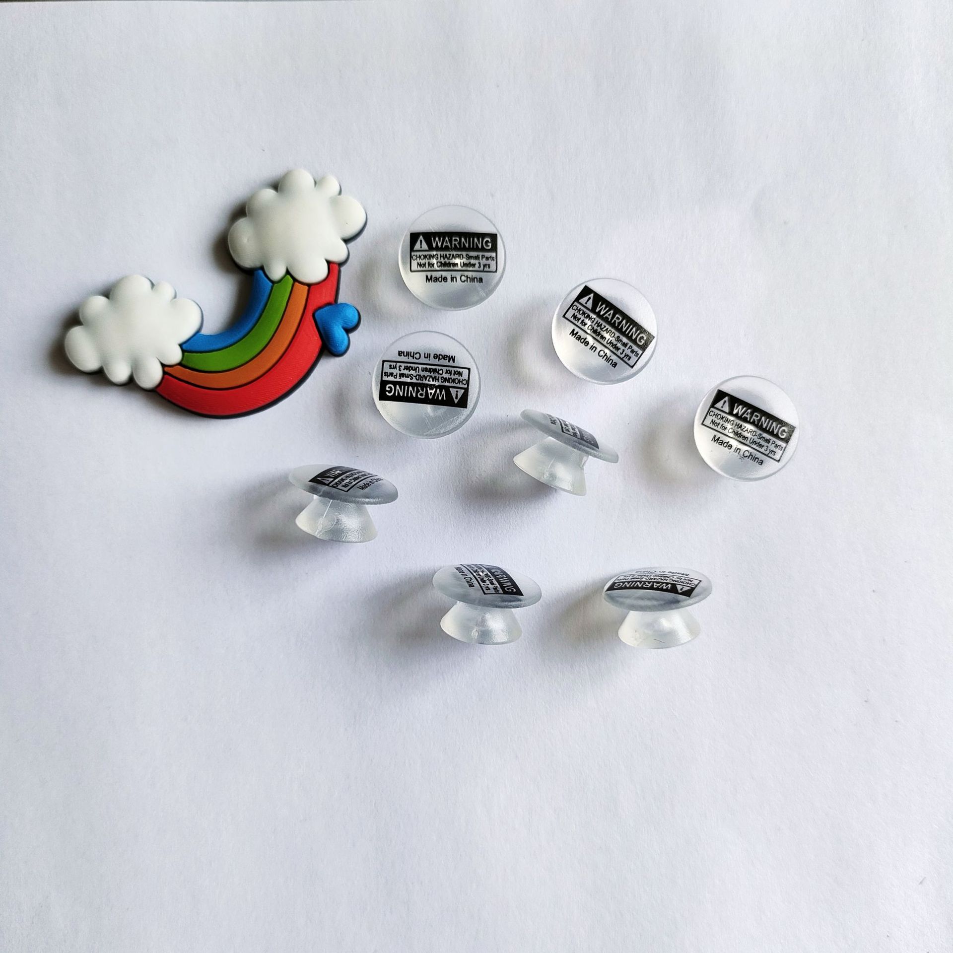 Crocs Shoe Buckles, Shoe Flower Bottom Buckles, Transparent Tapered Buckles