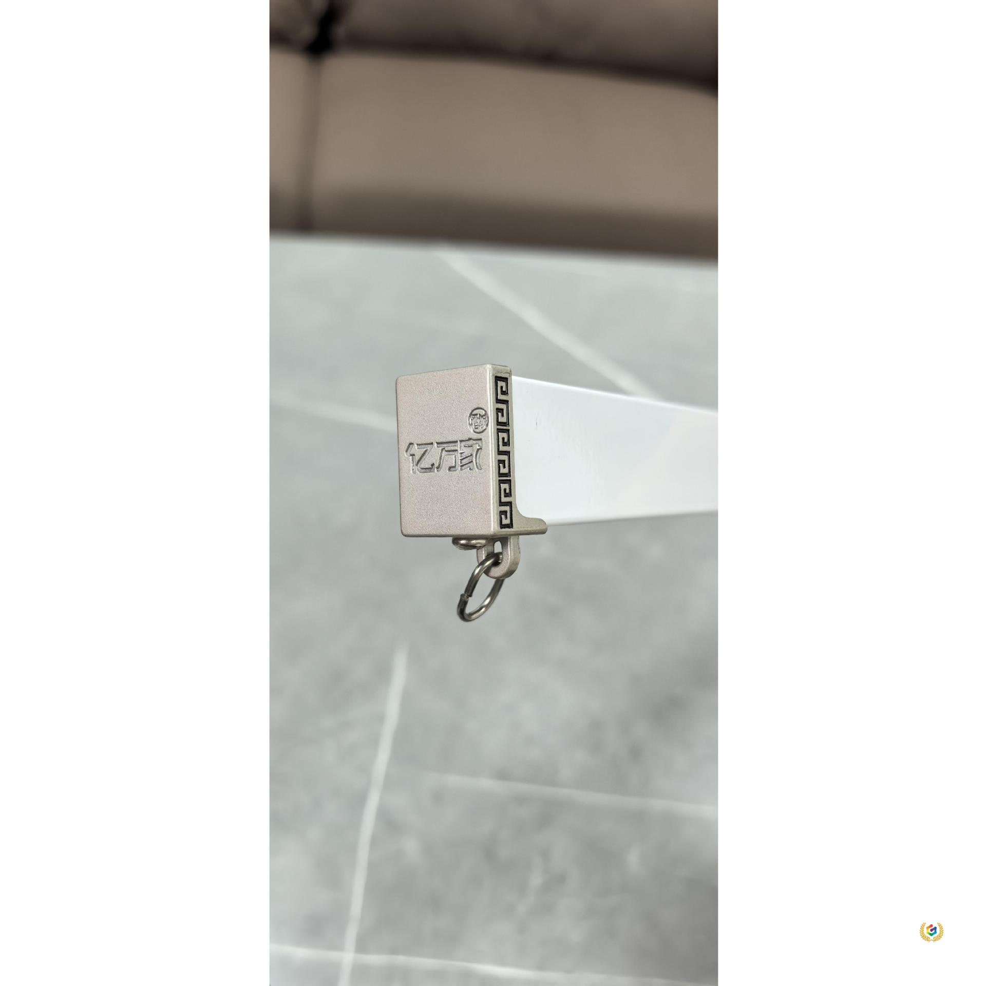 ✅ Aluminum Alloy Curtain Track U-Shaped Bay Window Balcony Silent Curved Track Pulley Track Straight Single and Double Top Track Thickened