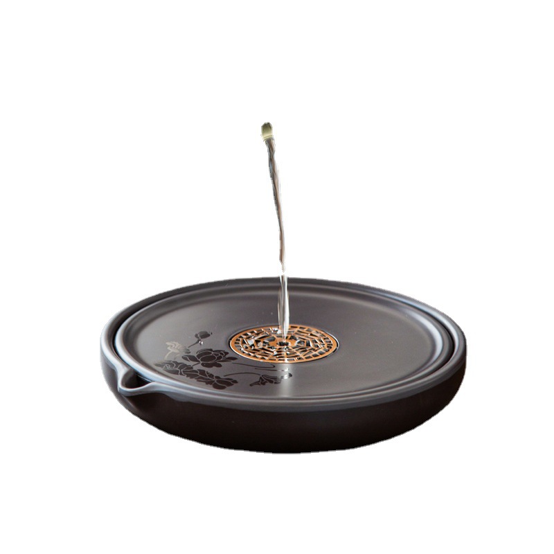 Manufacturer Wholesale Pot Holder Dry Bubble Table Raising Pot Tea Holder Bakelite Retro Dry Bubble Tray Water Storage Pot Pad Tea Set Accessories