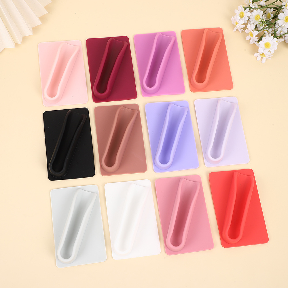 Держатель для мобильного телефона для губной помады, бальзама для губ, блеска, универсальный портативный силиконовый держатель