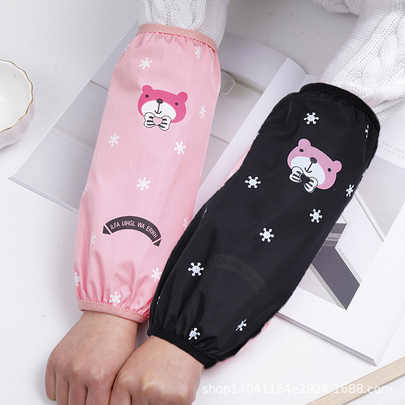 Douyin's Popular Waterproof and Oil-Proof Sleeves 2023 New Autumn and Winter Kitchen Sleeves Wholesale Supports Dropshipping