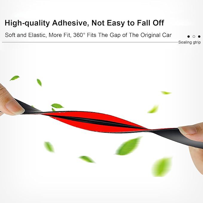 Car Windshield Weather Strip Sunroof Seal Rubber Weather Peeling Decorative Truck Sunroof Rubber Seal Strip