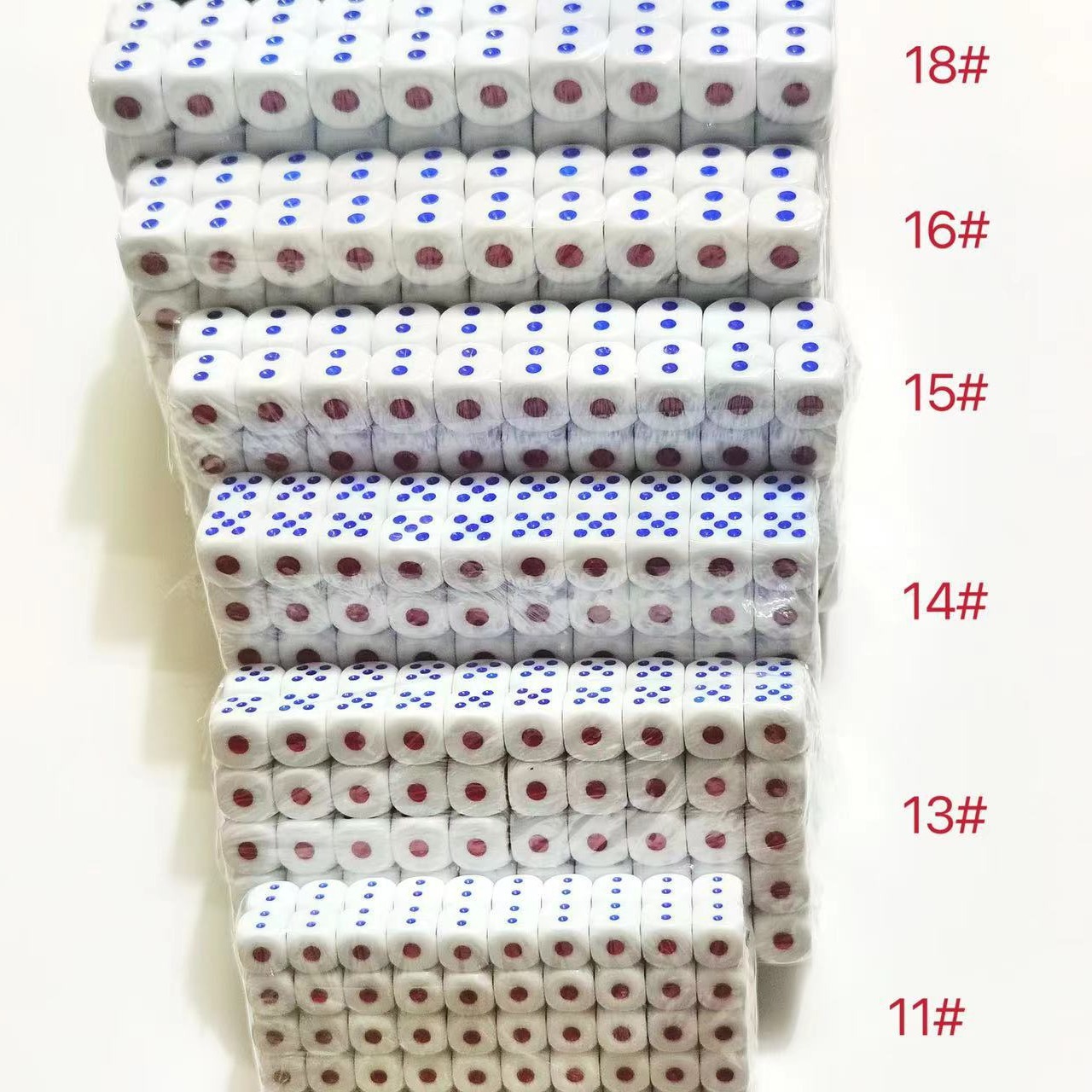 Ordinary color bar ktv6 face number dice sieve big row dice wholesale dice acrylic color sieve grain