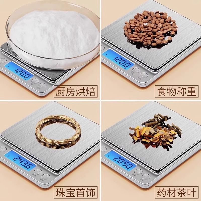 Kitchen Precision Electronic Scale for Home Use, Small Gram Scale, Weighing Device, Gram Scale I2000, High Precision Manufacturer
