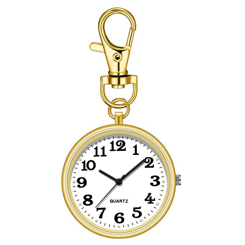The special pocket watch for the elderly, children and students for the examination is clear and large number literal key chain hanging watch nurse watch only looks at the time