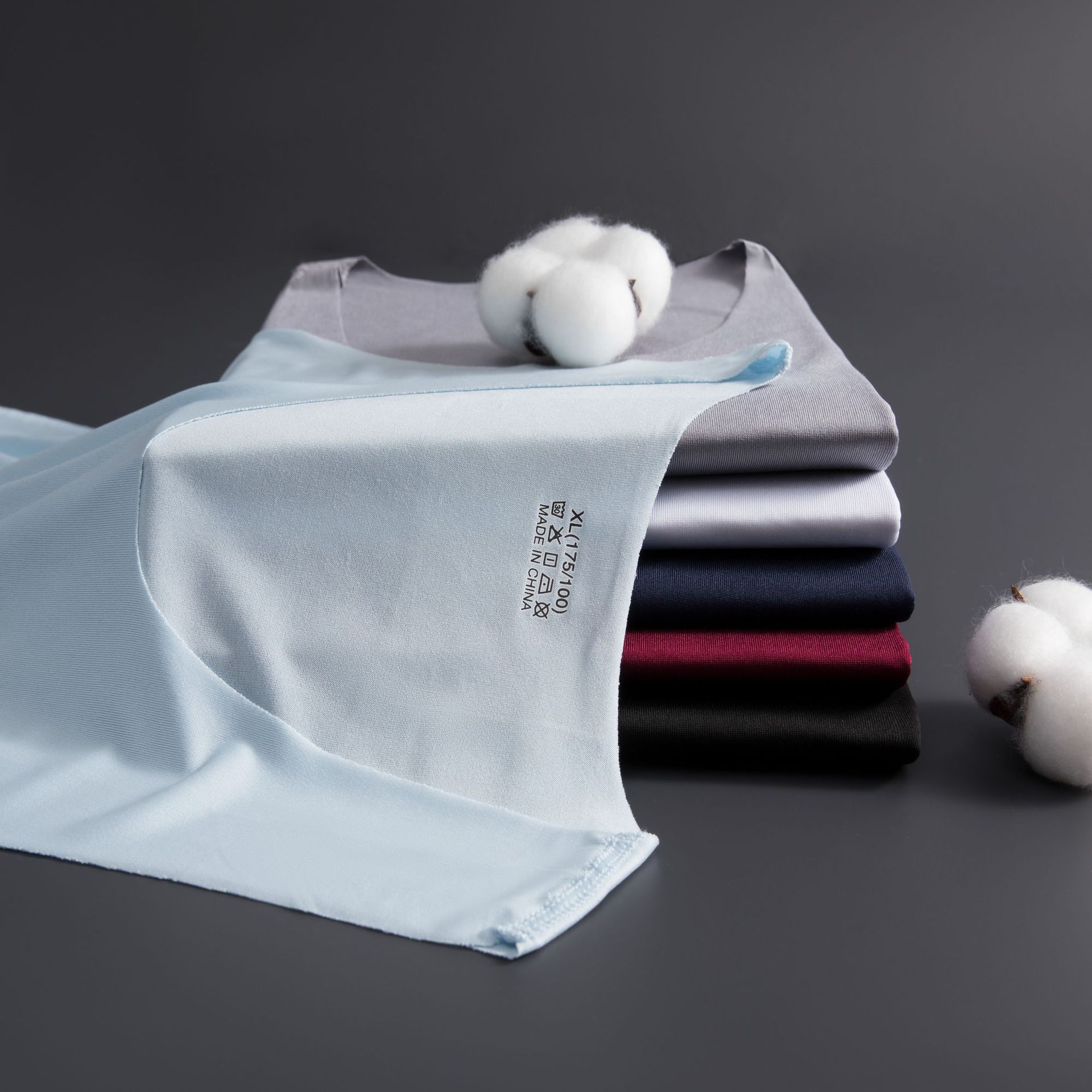 Мужская безшовная майка, широкие плечи, без рукавов, льняной шелк, облегающая, летняя