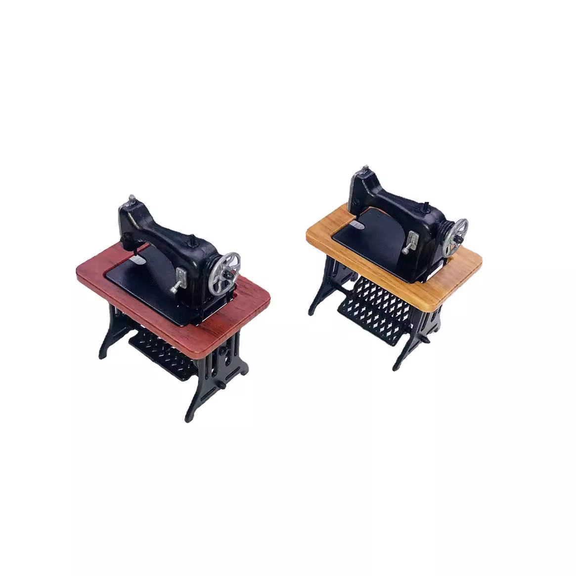 1:12 Doll House Miniature Model Mini Sewing Machine Simulation Miniature Model Toy