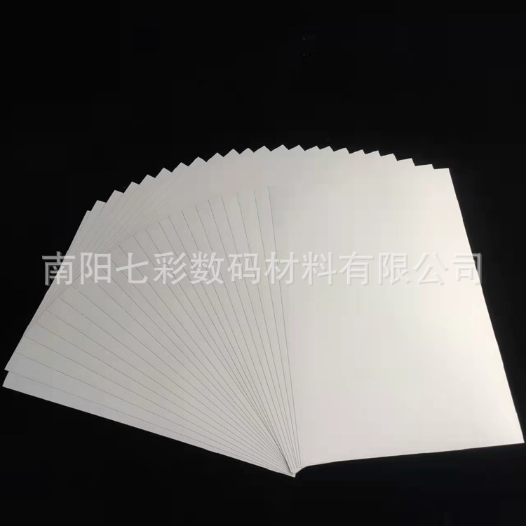 A4 Time Gem glass patch inkjet double-sided printing synthetic paper eyelet bottom paper shadowless adhesive printing paper