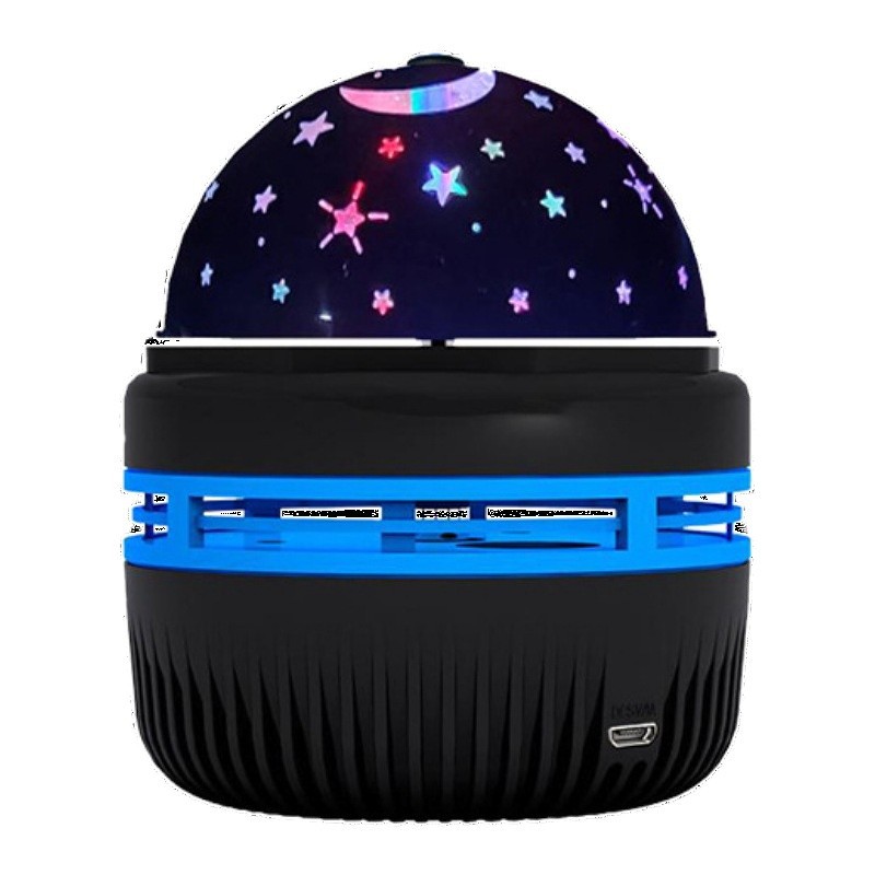 Rotating crystal magic ball stage lamp remote control starry sky projection lamp moon colorful atmosphere lamp aurora nightlight