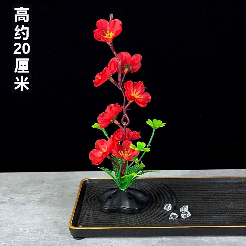 Hotel artistic conception plate decoration sashimi plate decoration flowers and plants catering dishes cold dishes sushi decorative flower creative small ornaments